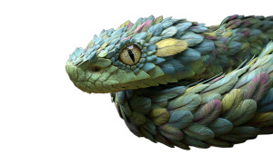 Feathered Jungle Snake Vinyl Car Decal Sticker – Waterproof & UV-Resistant 