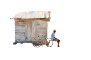 Beachside Lifeguard Shack Vinyl Car Decal Sticker – Waterproof & UV-Resistant 