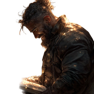 Glowing Bible Reader Vinyl Car Decal Sticker – Waterproof & UV-Resistant 