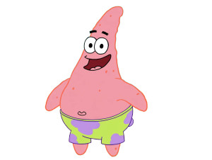 Patrick Star V2 Vinyl Car Decal Sticker – Waterproof & UV-Resistant 