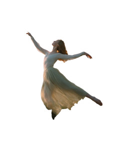Spring Dance Elegance Vinyl Car Decal Sticker – Waterproof & UV-Resistant 