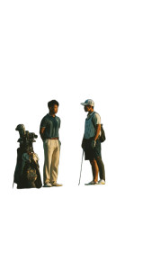 Serious Golfer Conversation Vinyl Car Decal Sticker – Waterproof & UV-Resistant 