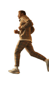 Man Running Treadmill Vinyl Car Decal Sticker – Waterproof & UV-Resistant 