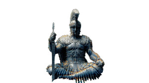Meditating Roman Soldier Vinyl Car Decal Sticker – Waterproof & UV-Resistant Meditating Roman Soldier Vinyl Car Decal Sticker – Waterproof & UV-Resistant