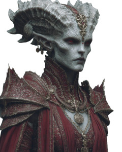 Daedric Princess Vinyl Car Decal Sticker – Waterproof & UV-Resistant 