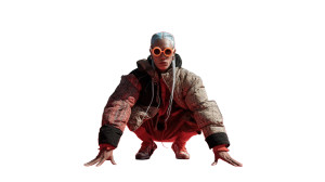 Hip-Hop Artist Pose Vinyl Car Decal Sticker – Waterproof & UV-Resistant 