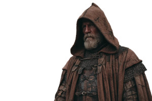 Medieval Elder Scene Vinyl Car Decal Sticker – Waterproof & UV-Resistant 