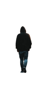 Solitary Morning Walk Vinyl Car Decal Sticker – Waterproof & UV-Resistant 