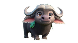 Thai Buffalo Vinyl Car Decal Sticker – Waterproof & UV-Resistant Thai Buffalo Vinyl Car Decal Sticker – Waterproof & UV-Resistant