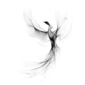 Surreal Phoenix Illustration Vinyl Car Decal Sticker – Waterproof & UV-Resistant 