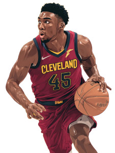 Donovan Mitchell Dribbling Vinyl Car Decal Sticker – Waterproof & UV-Resistant 