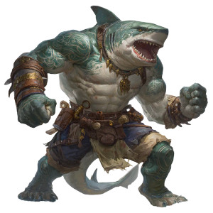 Monstrous Shark Pirate Vinyl Car Decal Sticker – Waterproof & UV-Resistant 