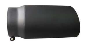 SpeedFX Black Stainless Steel Exhaust Tail Pipe Tip | Angled Cut, Beveled Edge, Bolt-On Design SpeedFX Black Stainless Steel Exhaust Tail Pipe Tip | Angled Cut, Beveled Edge, Bolt-On Design