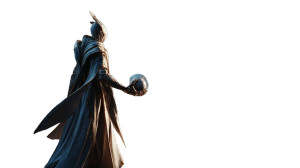 Divine Cosmic Entity Vinyl Car Decal Sticker – Waterproof & UV-Resistant 