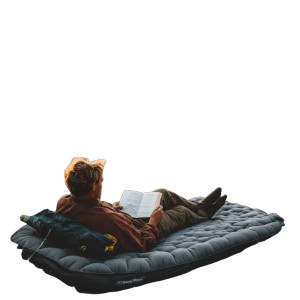 Camping Reader Vinyl Car Decal Sticker – Waterproof & UV-Resistant 