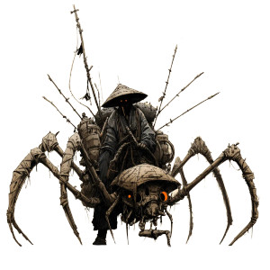 Scorpion Man V2 Vinyl Car Decal Sticker – Waterproof & UV-Resistant 