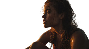 Beach Sunset Woman V2 Vinyl Car Decal Sticker – Waterproof & UV-Resistant 