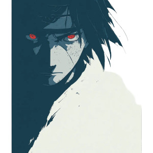 Sasuke Uchiha V4 Vinyl Car Decal Sticker – Waterproof & UV-Resistant 
