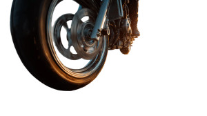 Spinning Motorcycle Wheel Vinyl Car Decal Sticker – Waterproof & UV-Resistant 