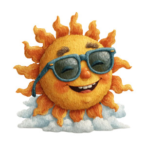 Smiling Sunglasses Sun Vinyl Car Decal Sticker – Waterproof & UV-Resistant Smiling Sunglasses Sun Vinyl Car Decal Sticker – Waterproof & UV-Resistant