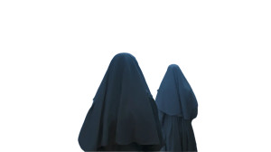 Nuns In Corridor Vinyl Car Decal Sticker – Waterproof & UV-Resistant 