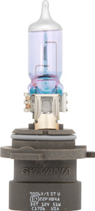 Sylvania Silverstar Headlight Bulb 9006XSST.BP2 Silver Star; 9006XS; Halogen Bulb; 55 Watt; 12.8 Volt; White Beam Color; 1000 Lumens; 4000K Light Color Temperature; Set of 2 Sylvania Silverstar Headlight Bulb 9006XSST.BP2 Silver Star; 9006XS; Halogen Bulb; 55 Watt; 12.8 Volt; White Beam Color; 1000 Lumens; 4000K Light Color Temperature; Set of 2