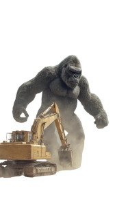 Gorilla Vs Excavator Vinyl Car Decal Sticker – Waterproof & UV-Resistant Gorilla Vs Excavator Vinyl Car Decal Sticker – Waterproof & UV-Resistant