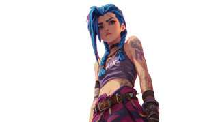 Jinx In Arcane V2 Vinyl Car Decal Sticker – Waterproof & UV-Resistant 