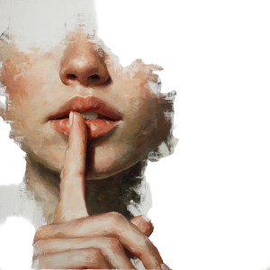 Silent Gesture Vinyl Car Decal Sticker – Waterproof & UV-Resistant 