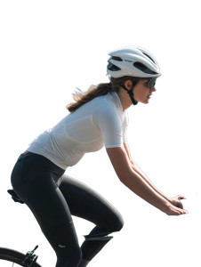 Woman Cyclist Vinyl Car Decal Sticker – Waterproof & UV-Resistant Woman Cyclist Vinyl Car Decal Sticker – Waterproof & UV-Resistant