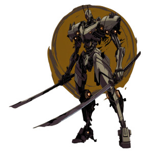 Samurai Robot Warrior Vinyl Car Decal Sticker – Waterproof & UV-Resistant 