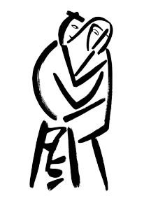 Embracing Figures Vinyl Car Decal Sticker – Waterproof & UV-Resistant Embracing Figures Vinyl Car Decal Sticker – Waterproof & UV-Resistant