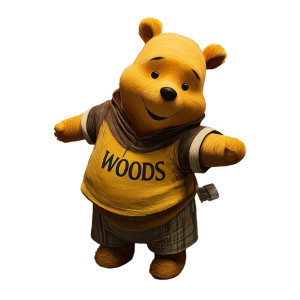 Whinnie The Pooh Vinyl Car Decal Sticker – Waterproof & UV-Resistant 