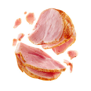 Floating Ham Slices Vinyl Car Decal Sticker – Waterproof & UV-Resistant Floating Ham Slices Vinyl Car Decal Sticker – Waterproof & UV-Resistant