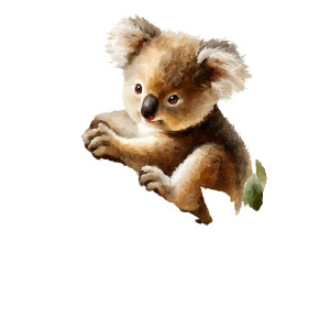 Cute Koala Watercolor Vinyl Car Decal Sticker – Waterproof & UV-Resistant Cute Koala Watercolor Vinyl Car Decal Sticker – Waterproof & UV-Resistant