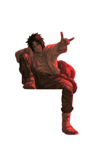 Sasuke'S Defiance Vinyl Car Decal Sticker – Waterproof & UV-Resistant 