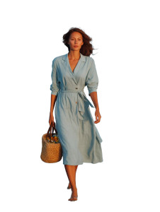 Graceful Beach Walker Vinyl Car Decal Sticker – Waterproof & UV-Resistant 