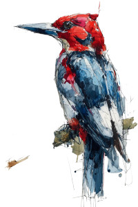 Watercolor Bird Vinyl Car Decal Sticker – Waterproof & UV-Resistant Watercolor Bird Vinyl Car Decal Sticker – Waterproof & UV-Resistant