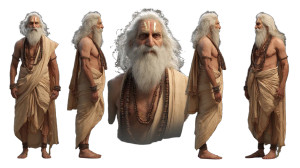 Wise Indian Sage Vinyl Car Decal Sticker – Waterproof & UV-Resistant 