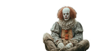 Horror Clown Scene Vinyl Car Decal Sticker – Waterproof & UV-Resistant Horror Clown Scene Vinyl Car Decal Sticker – Waterproof & UV-Resistant