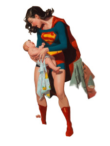 Superwoman Feeding Baby Vinyl Car Decal Sticker – Waterproof & UV-Resistant Superwoman Feeding Baby Vinyl Car Decal Sticker – Waterproof & UV-Resistant