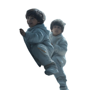 Kids Climbing Inflatable Vinyl Car Decal Sticker – Waterproof & UV-Resistant 