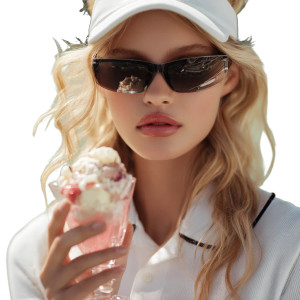 Blonde Model Cocktail V2 Vinyl Car Decal Sticker – Waterproof & UV-Resistant Blonde Model Cocktail V2 Vinyl Car Decal Sticker – Waterproof & UV-Resistant