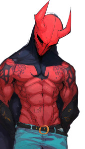 Red Demon V3 Vinyl Car Decal Sticker – Waterproof & UV-Resistant 