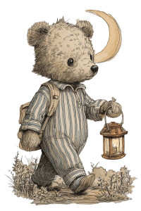 Vintage Teddy Bear V2 Vinyl Car Decal Sticker – Waterproof & UV-Resistant 