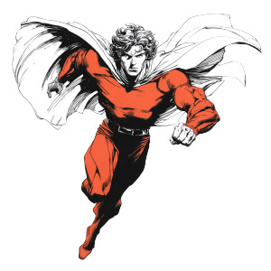 Comicbook Hero Vinyl Car Decal Sticker – Waterproof & UV-Resistant 