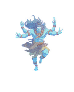 Shiva Tandav Pose Vinyl Car Decal Sticker – Waterproof & UV-Resistant Shiva Tandav Pose Vinyl Car Decal Sticker – Waterproof & UV-Resistant