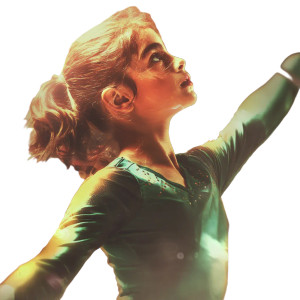 Young Gymnast Poster Vinyl Car Decal Sticker – Waterproof & UV-Resistant 