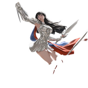 姫騎士 Vinyl Car Decal Sticker – Waterproof & UV-Resistant 