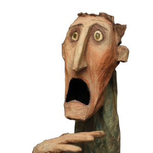 Screaming Puppet Vinyl Car Decal Sticker – Waterproof & UV-Resistant 